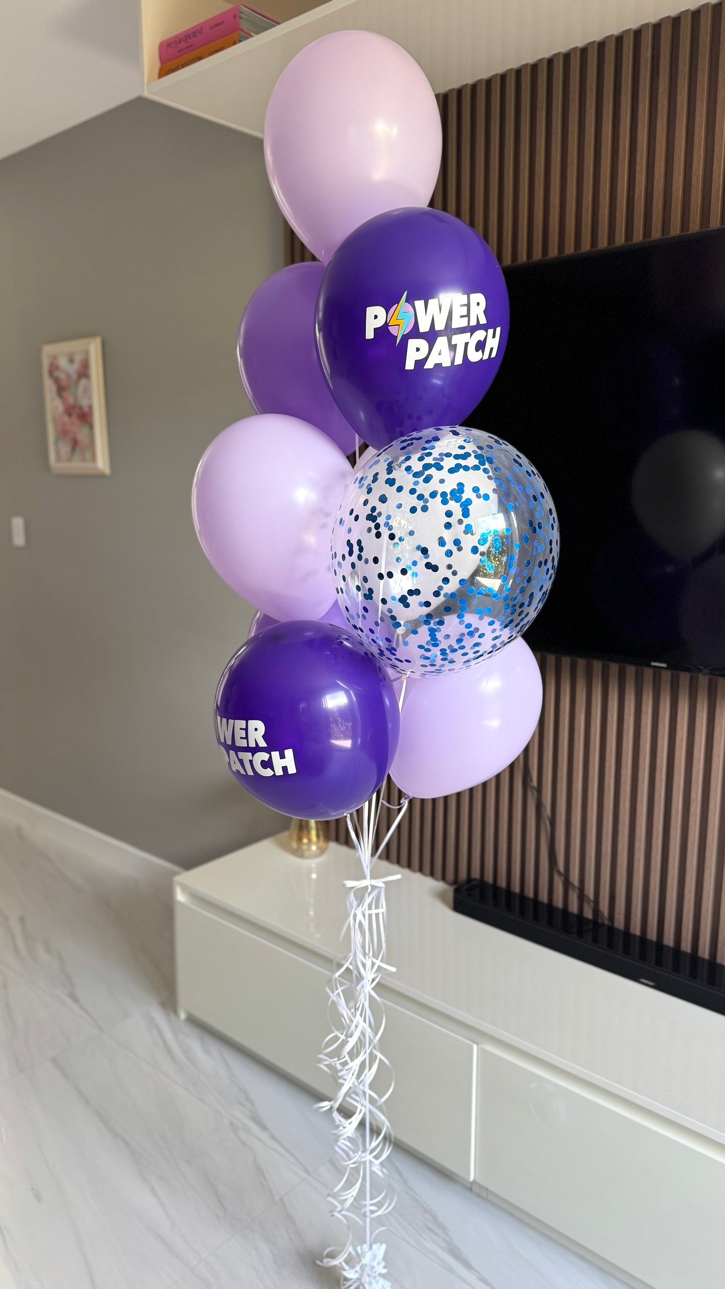 Small Corporate balloon bouquet - logo on latex