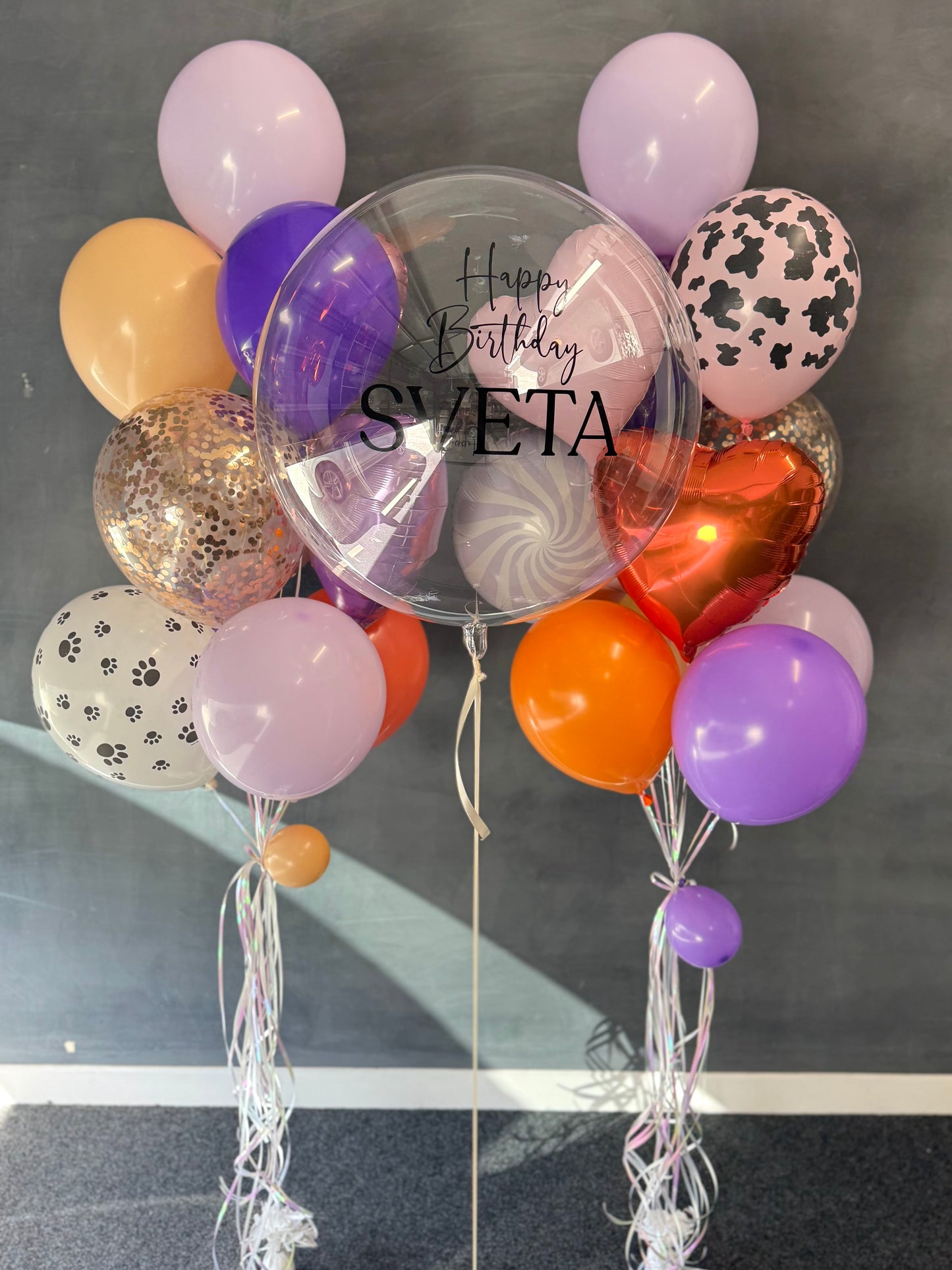 Funky Birthday balloon bouquet