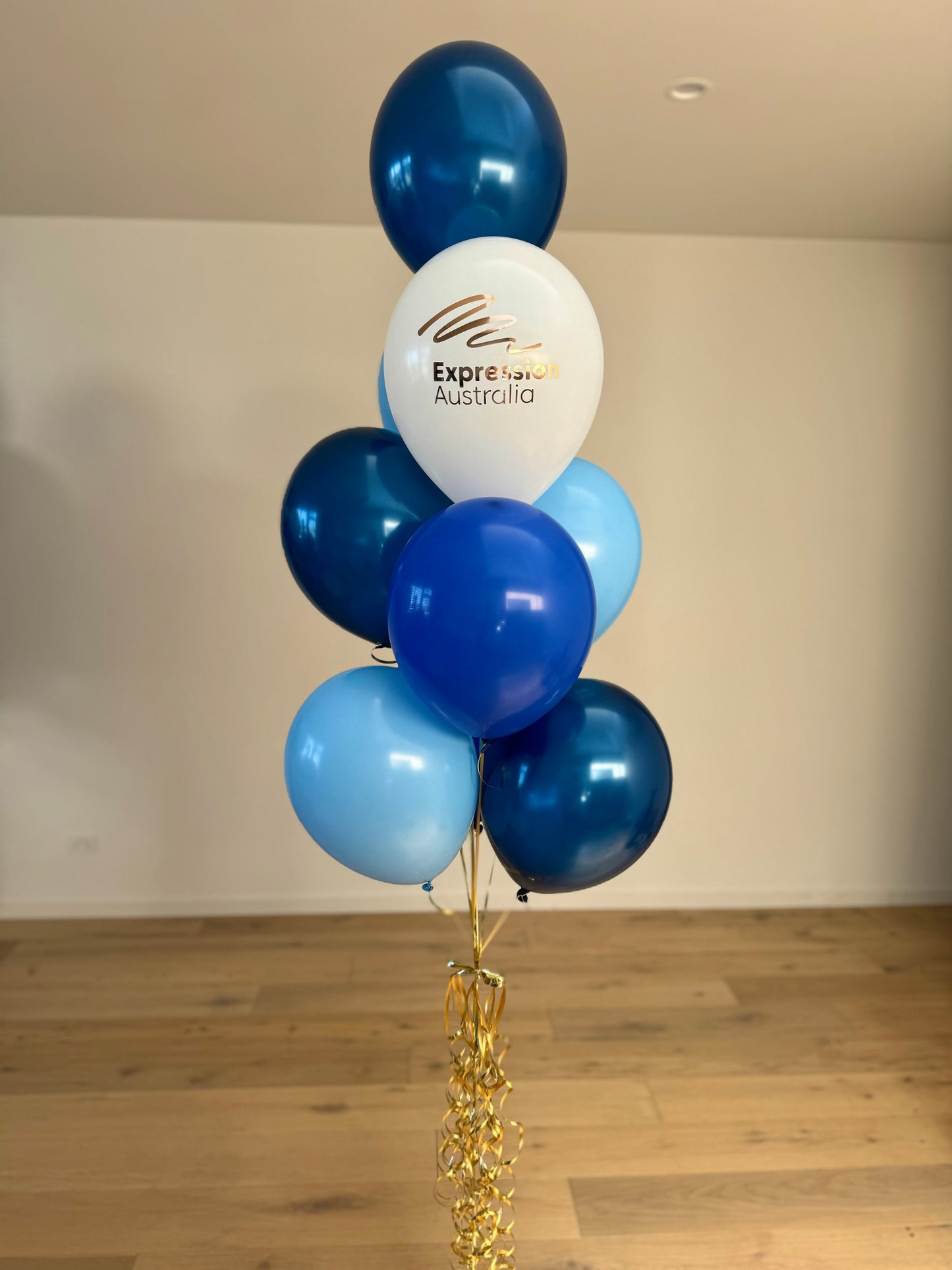 Small Corporate balloon bouquet - logo on latex