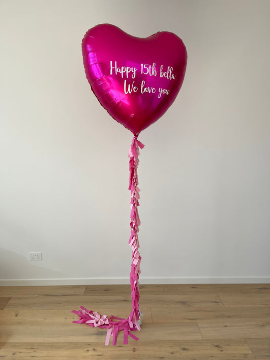 Giant Heart Balloon - Pink