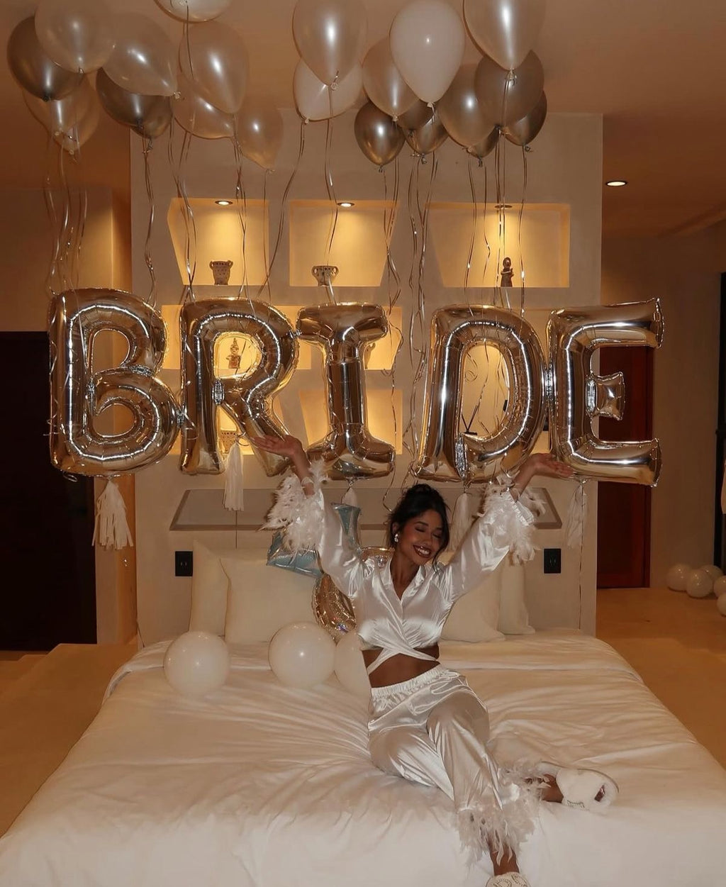 "BRIDE" Hotel Room setup