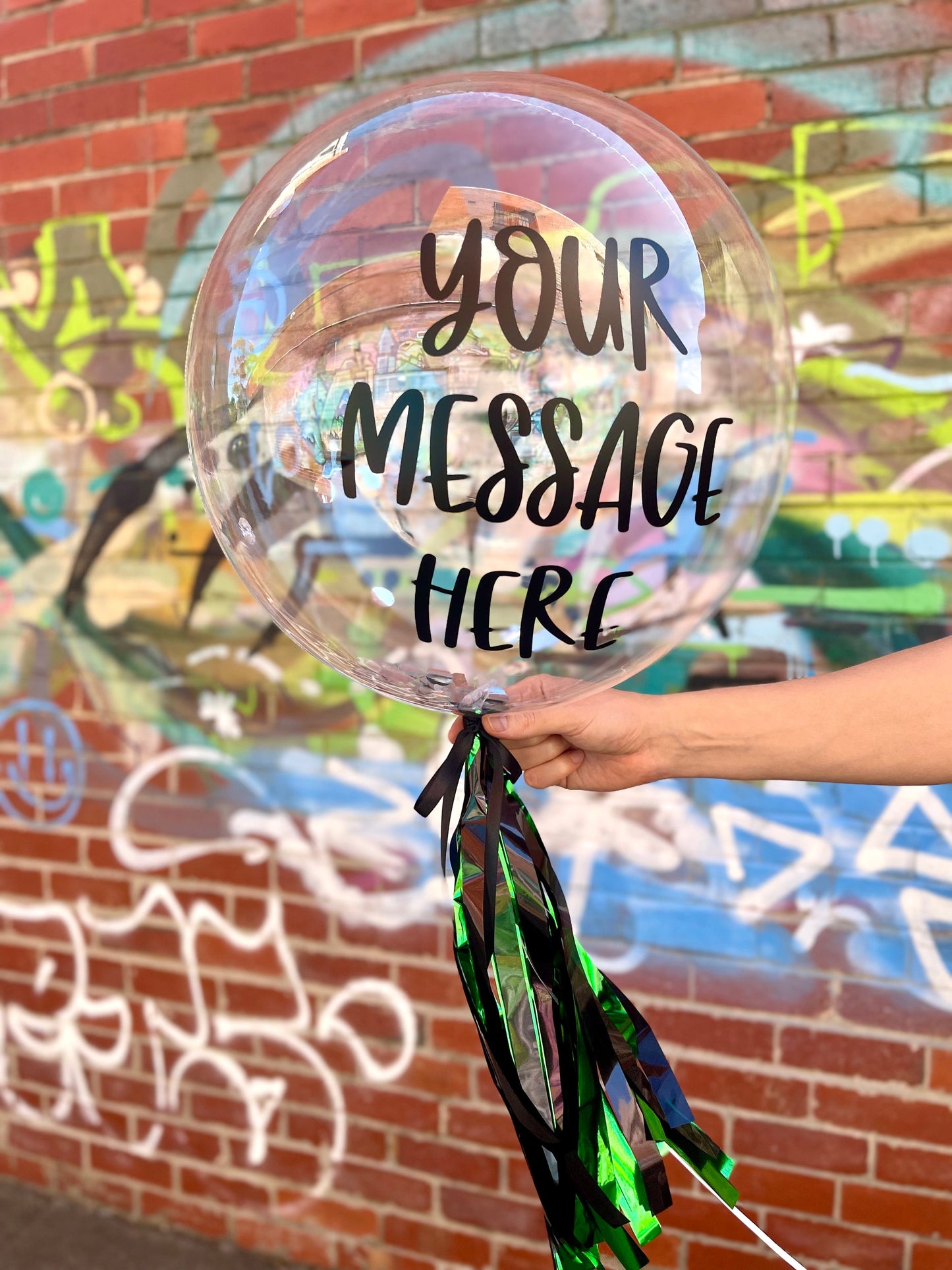 Small Personalised Balloon with Confetti