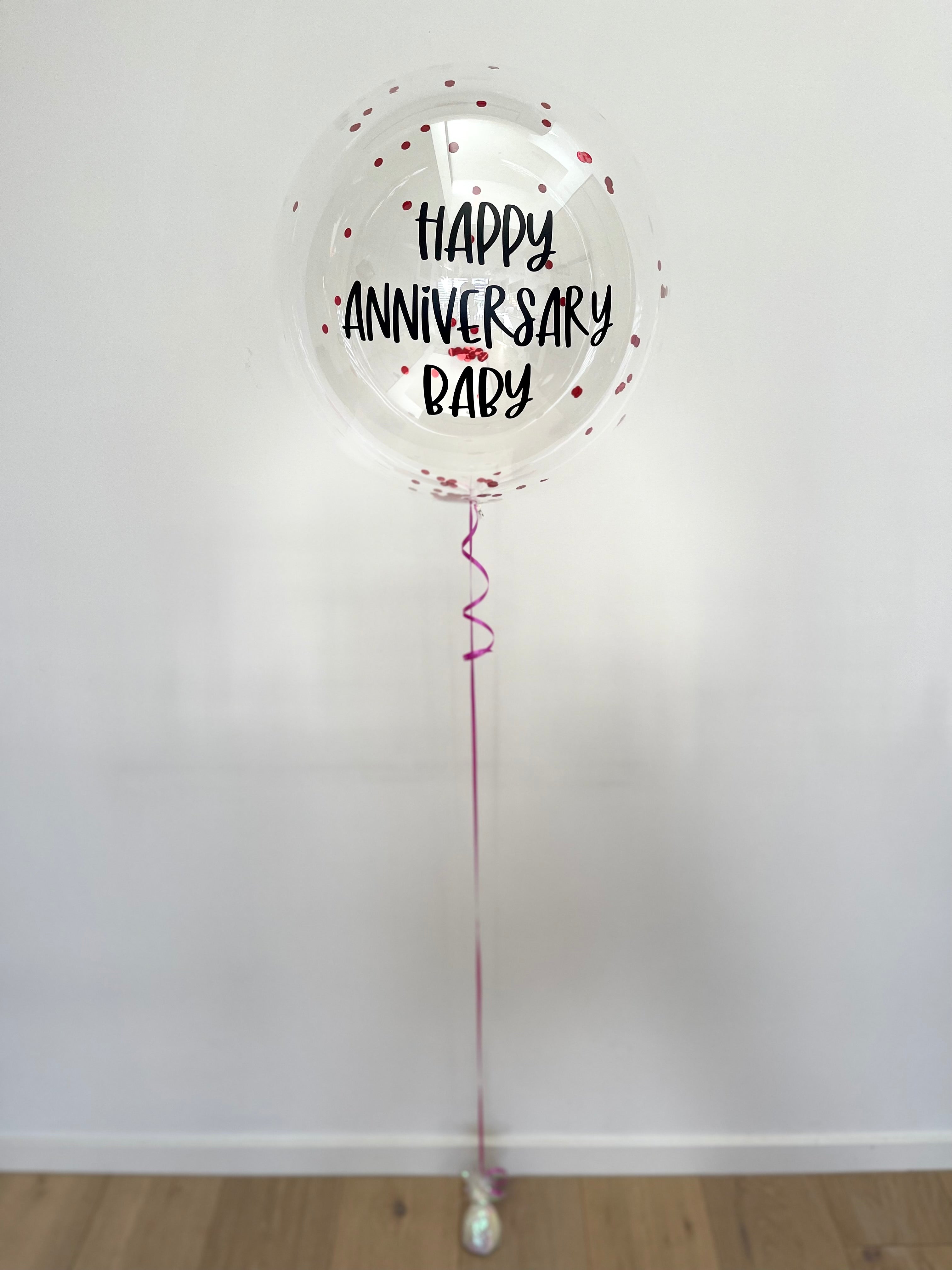 Personalised clear balloon - small
