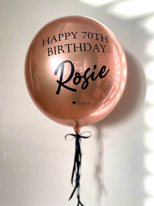 Personalised orbz balloon- small