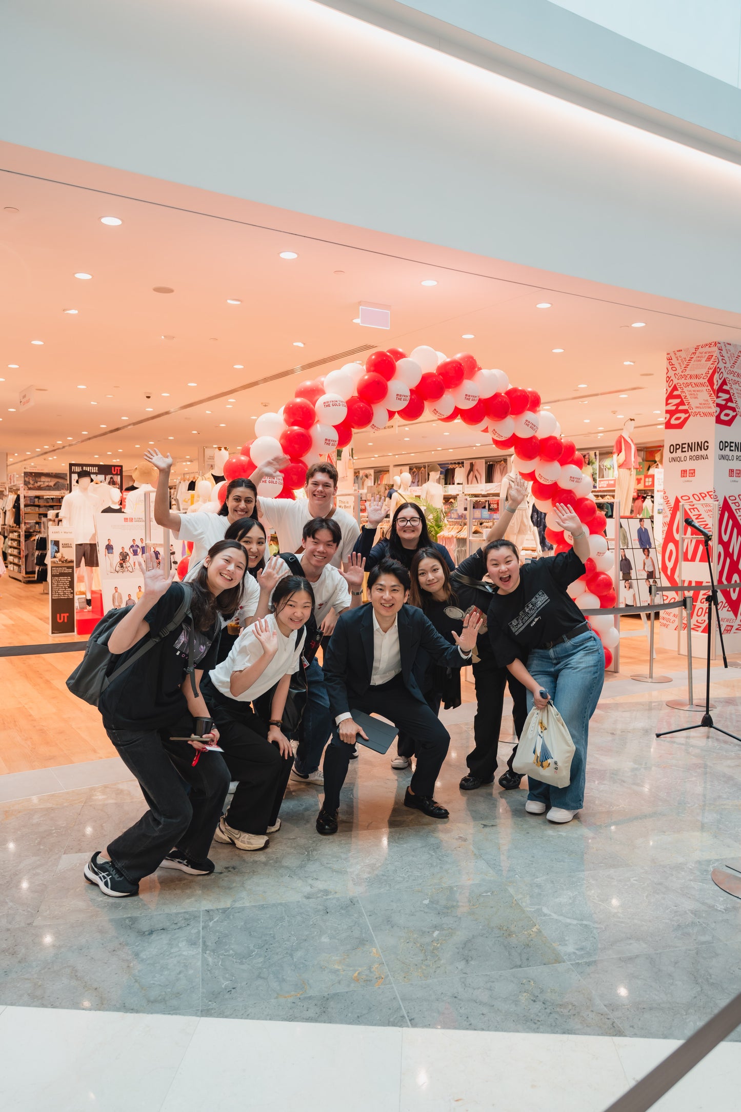 Personalised Balloon Arch with company logo