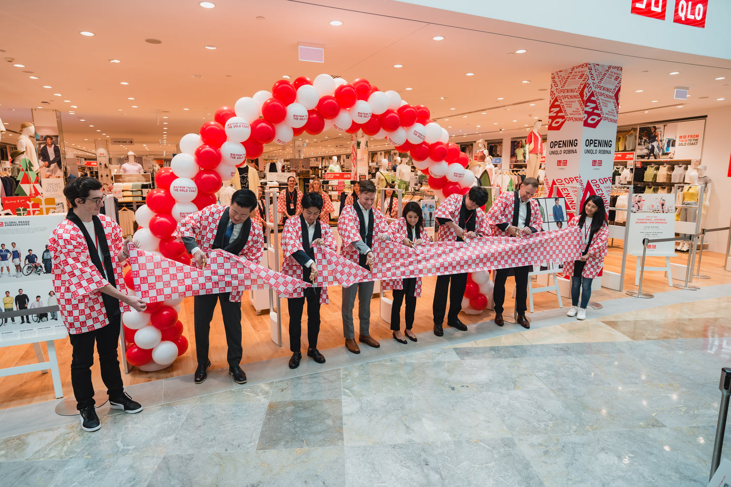 Personalised Balloon Arch with company logo