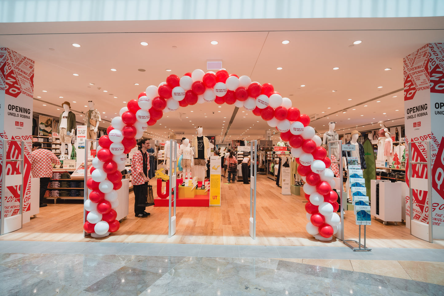 Personalised Balloon Arch with company logo