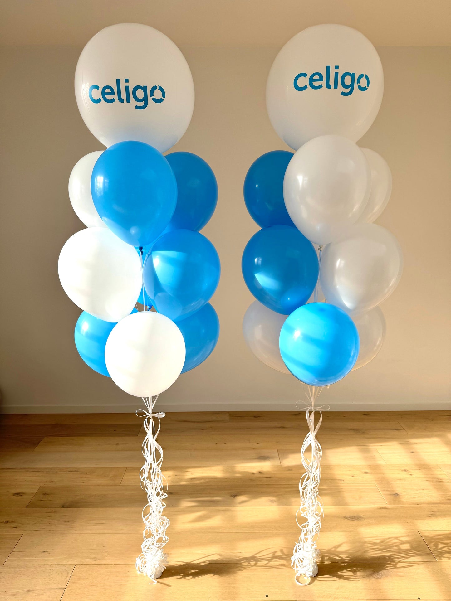 Corporate Balloon Bouquet with Logo- Celigo