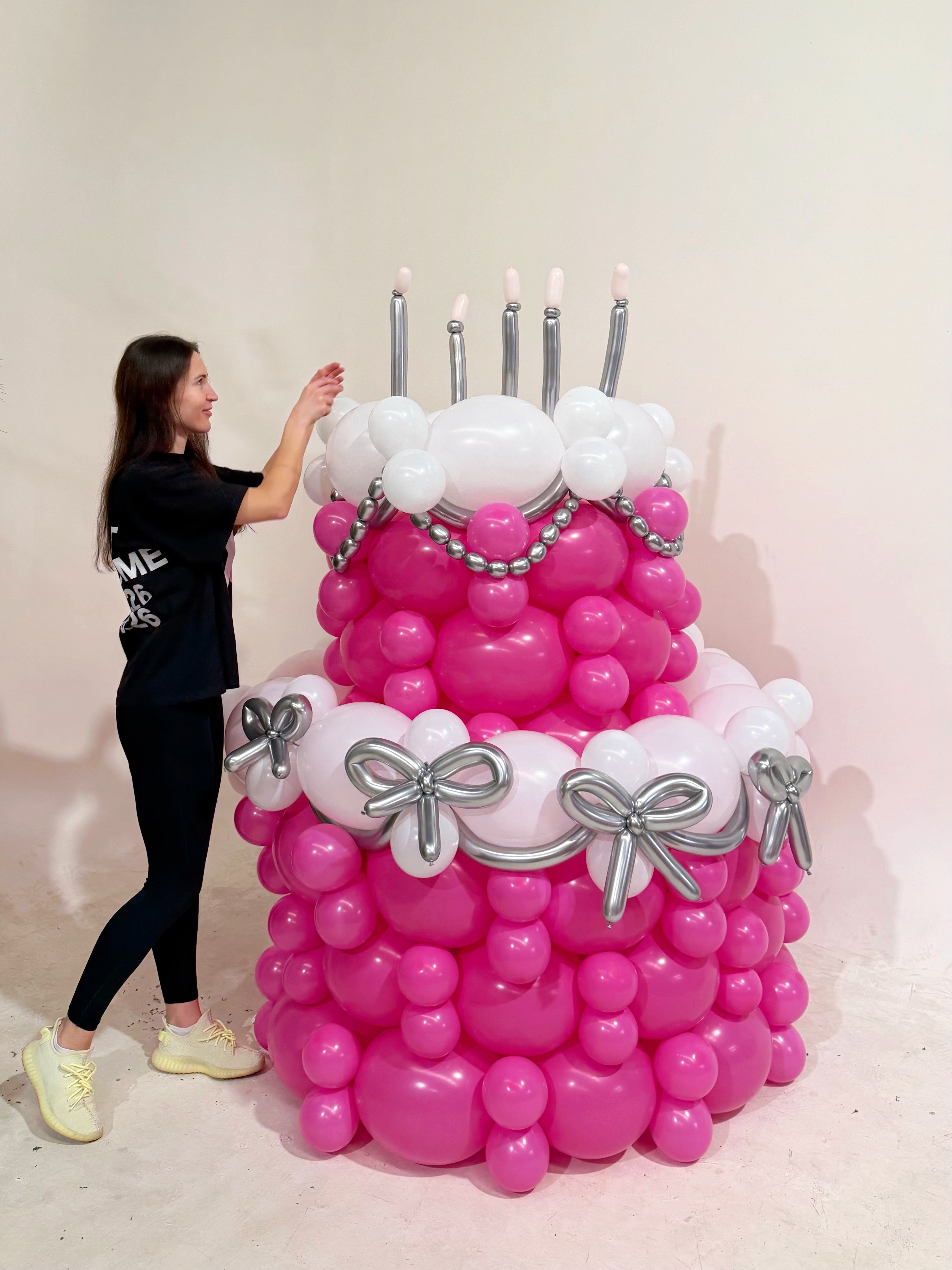 Pink Balloon Cake
