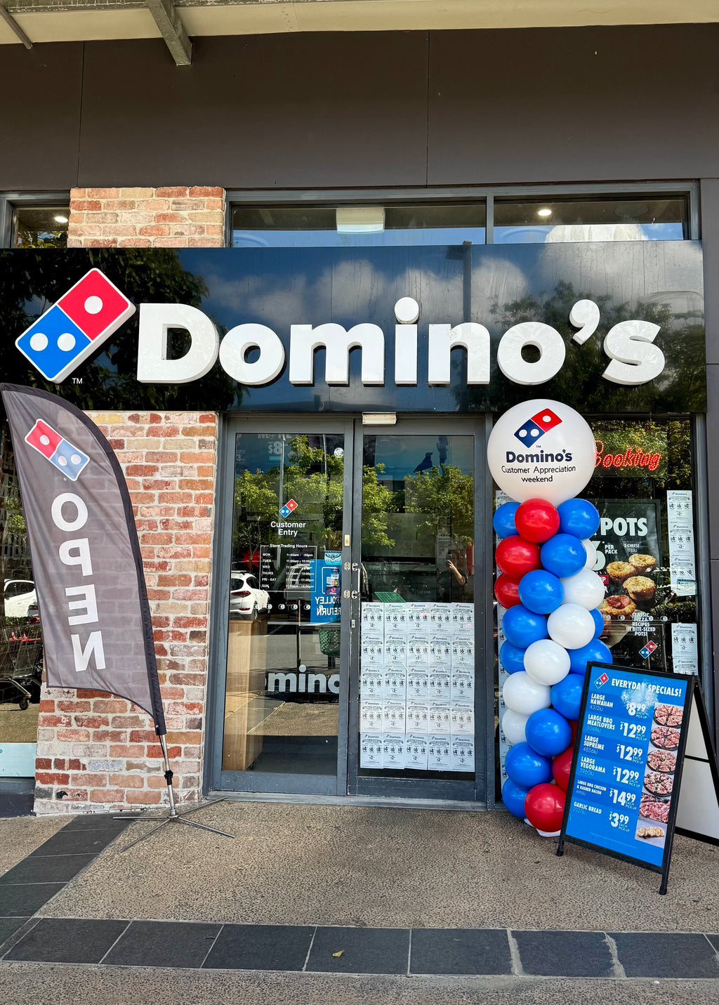 Balloon Column with Logo