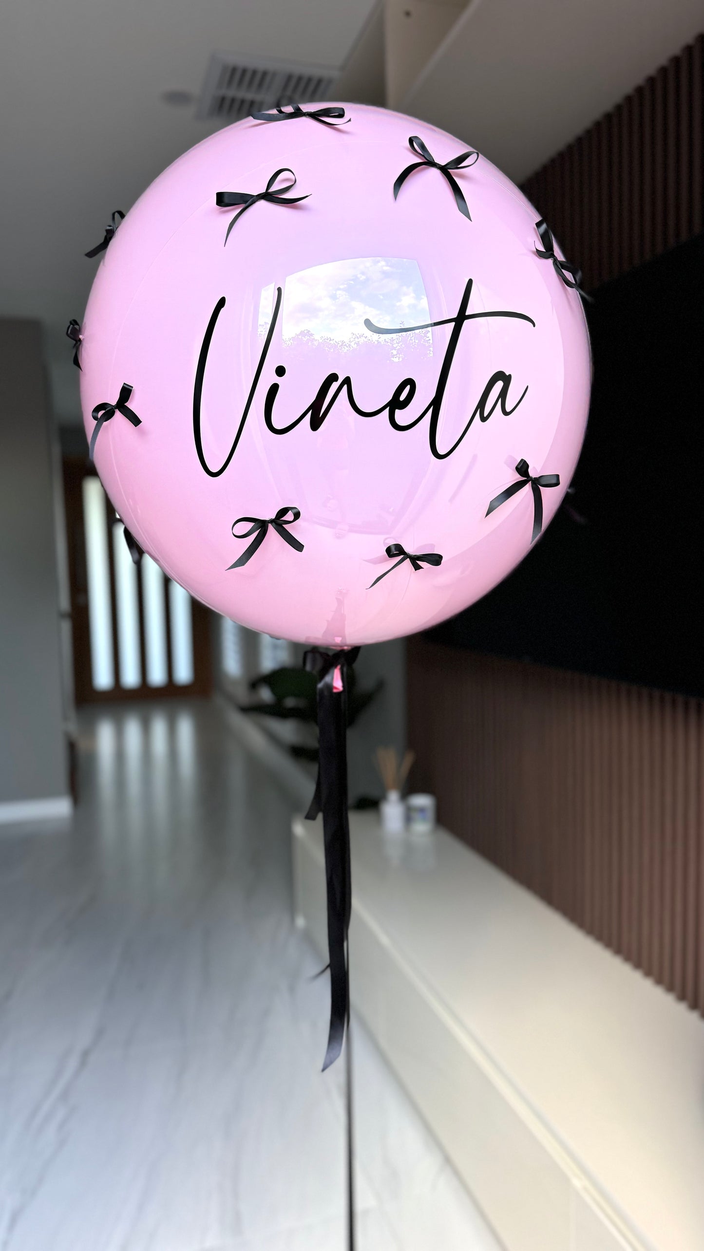 Personalised Balloon with Bows