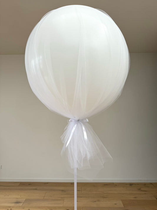 Jumbo Balloon with Tulle