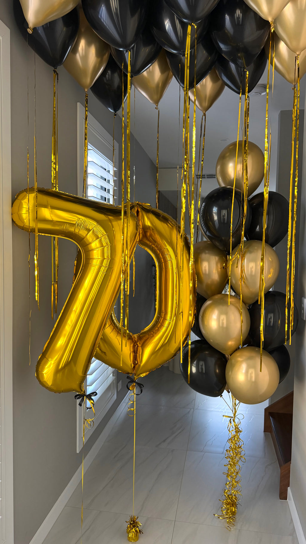 Balloon Party Pack- black and gold
