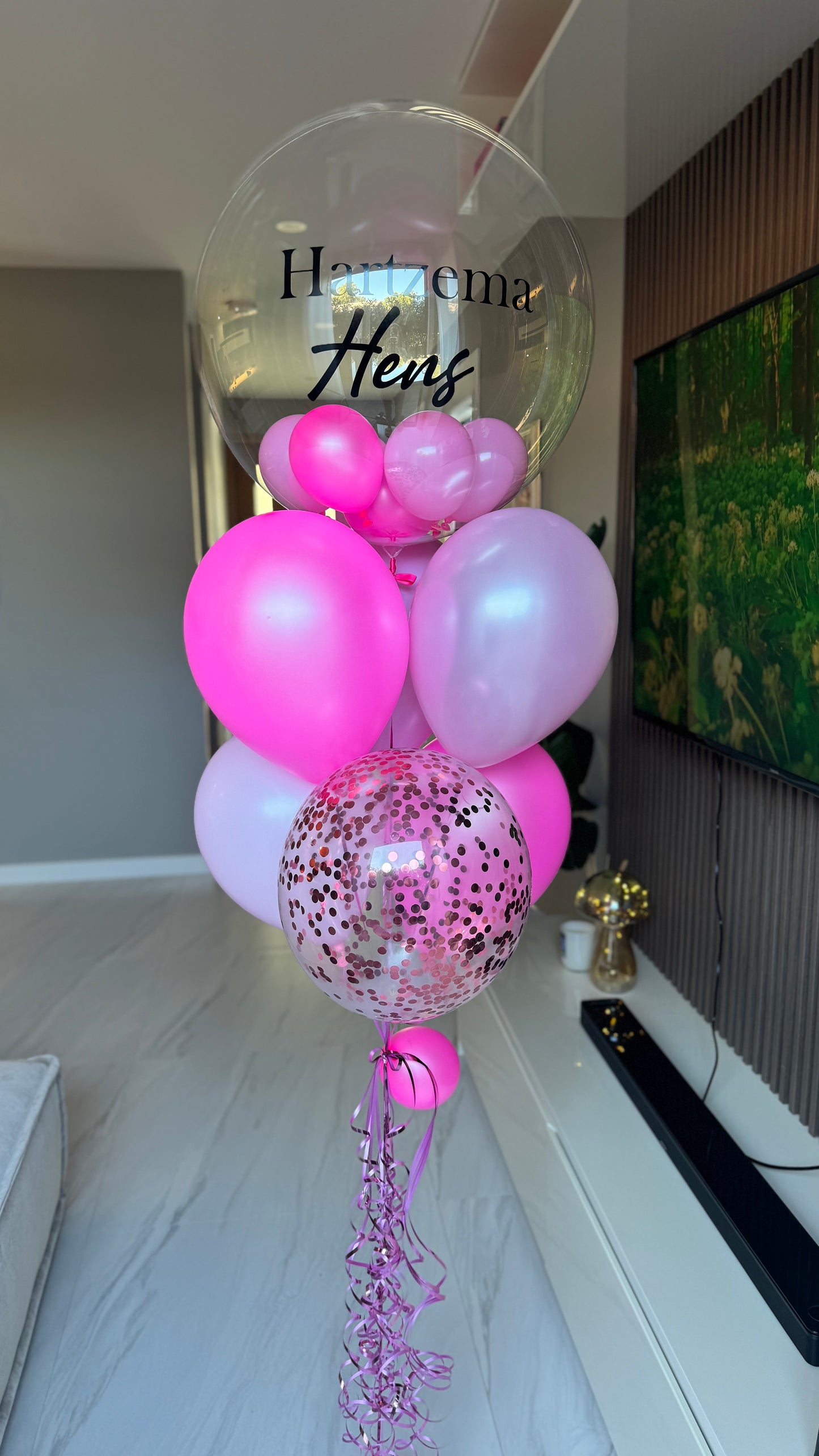 HENS PARTY Balloon Bouquet - Pink