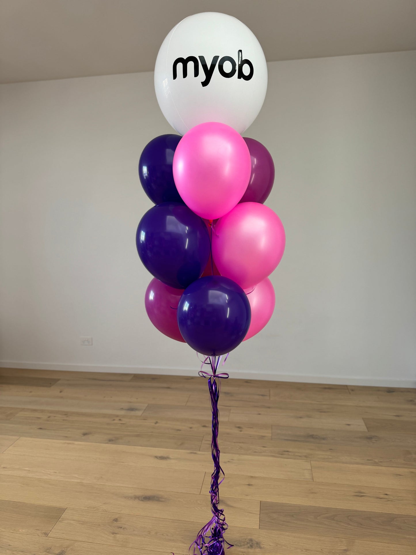 Corporate Balloon Bouquet with Logo- MYOB