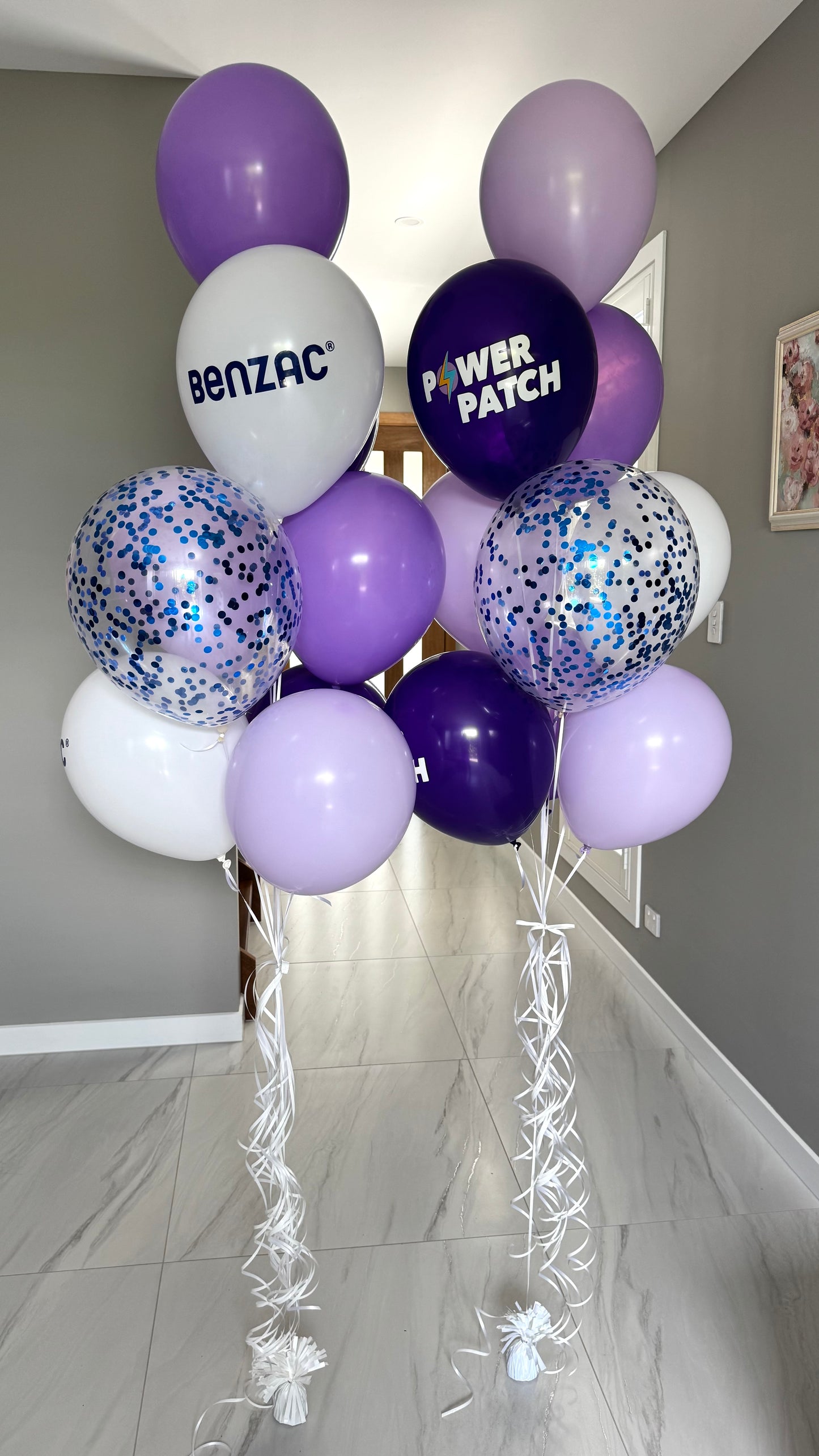 Small Corporate balloon bouquet - logo on latex
