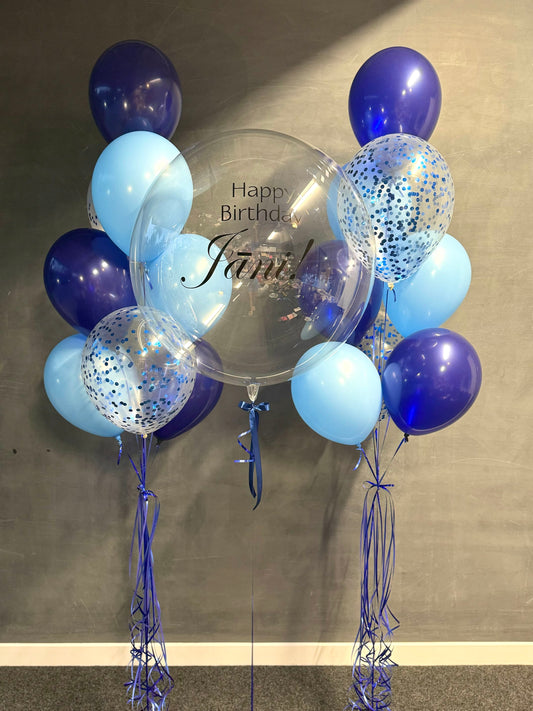 Luxury blue and navy Balloon Bouquet