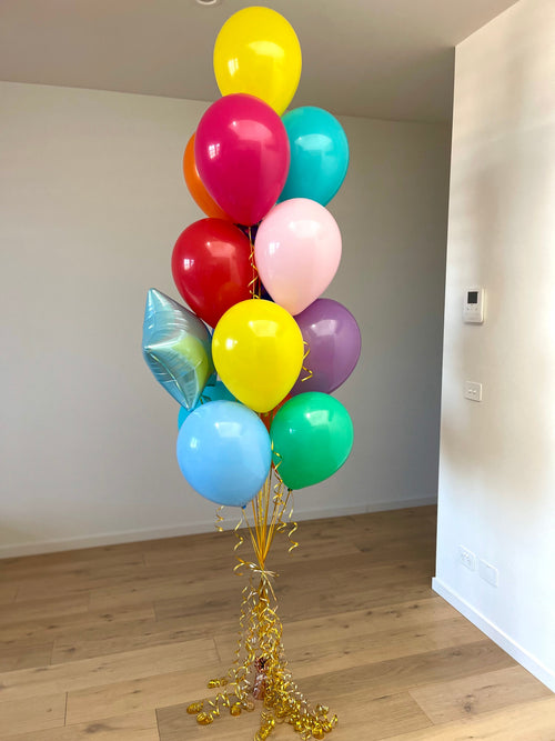 15-balloon bunch - ANY COLOUR