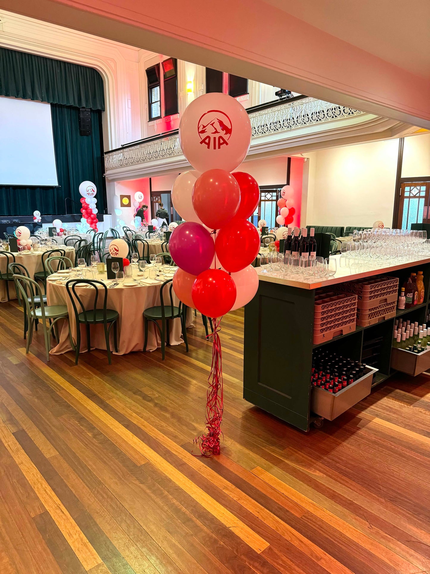 Corporate Balloon Bouquet with Logo- AIA