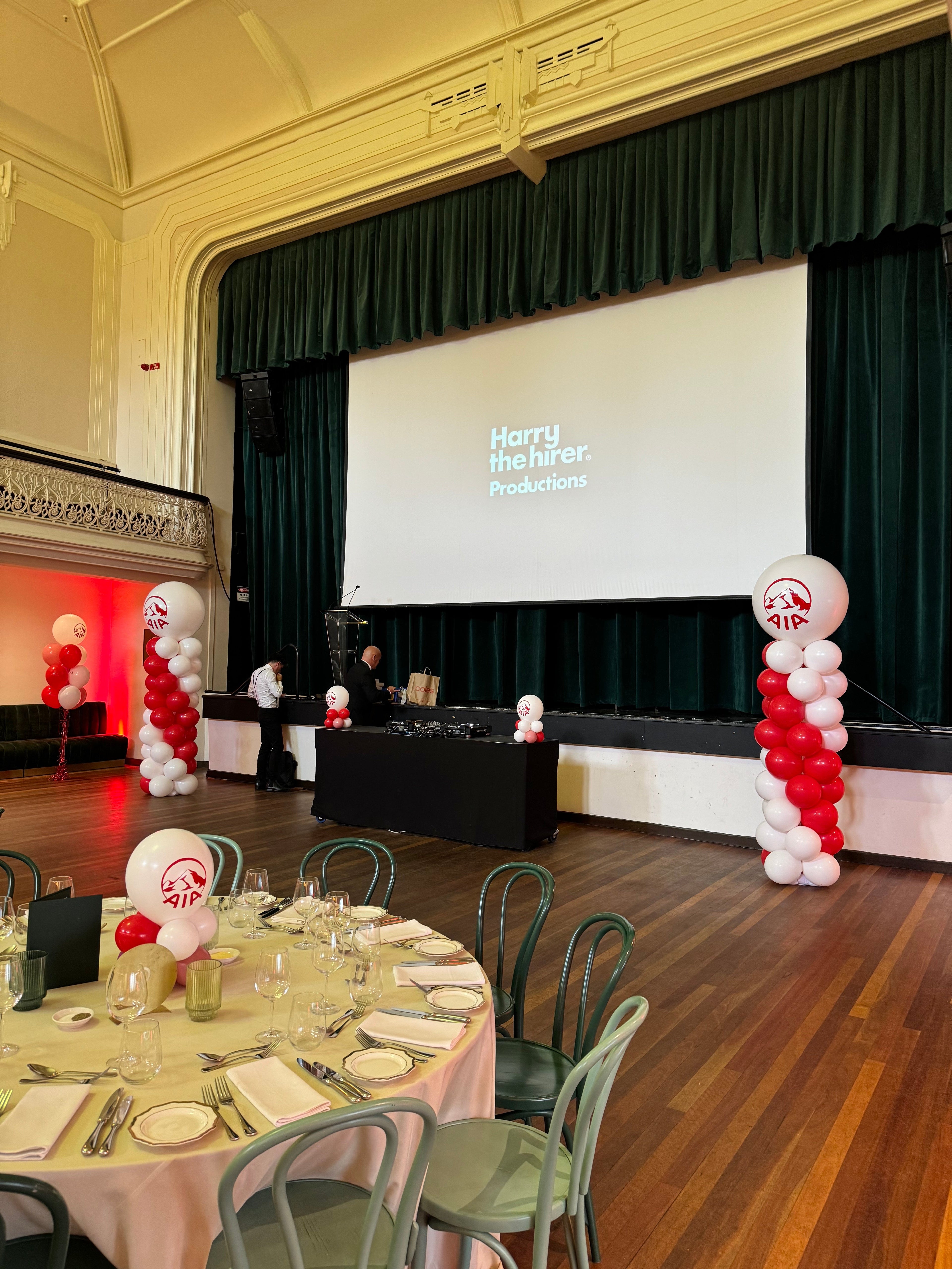 Balloon Column with Logo