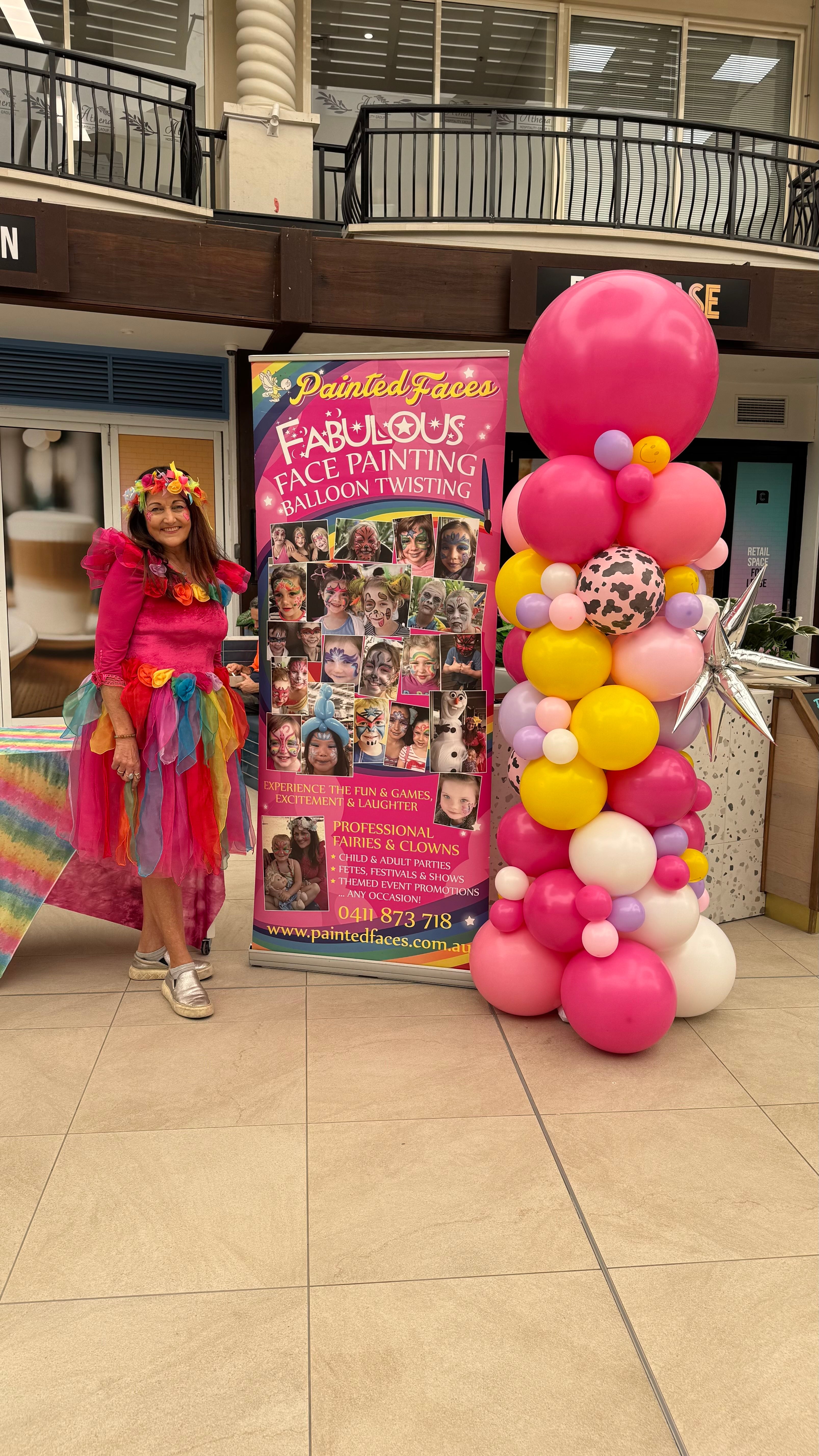 Kids Organic Balloon Column