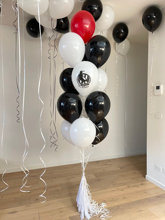 Balloon Bouquet with Free-flowing Balloons - Football Theme