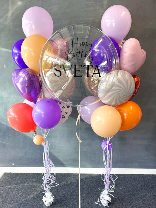 Funky Birthday balloon bouquet