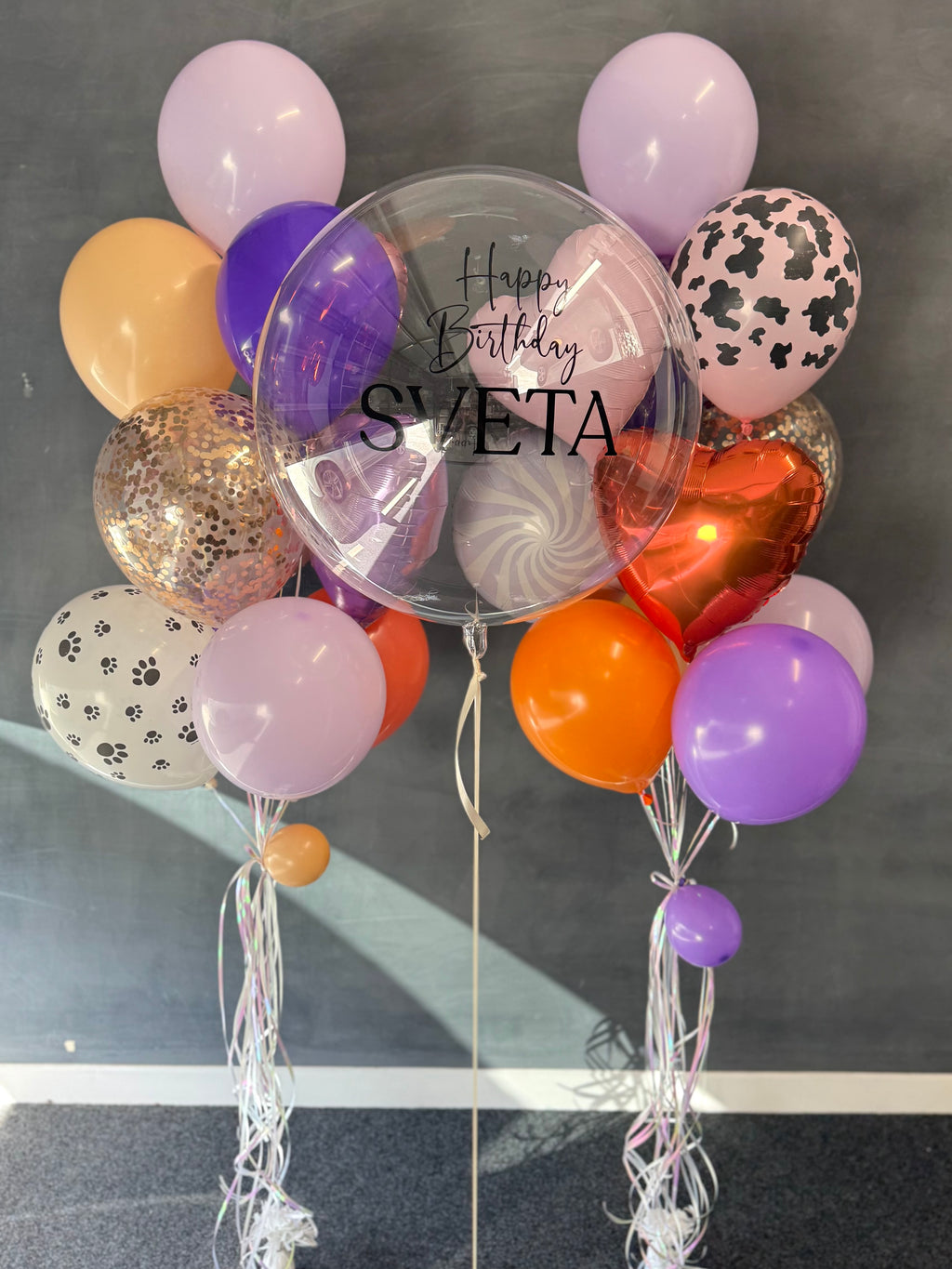 Funky Birthday balloon bouquet