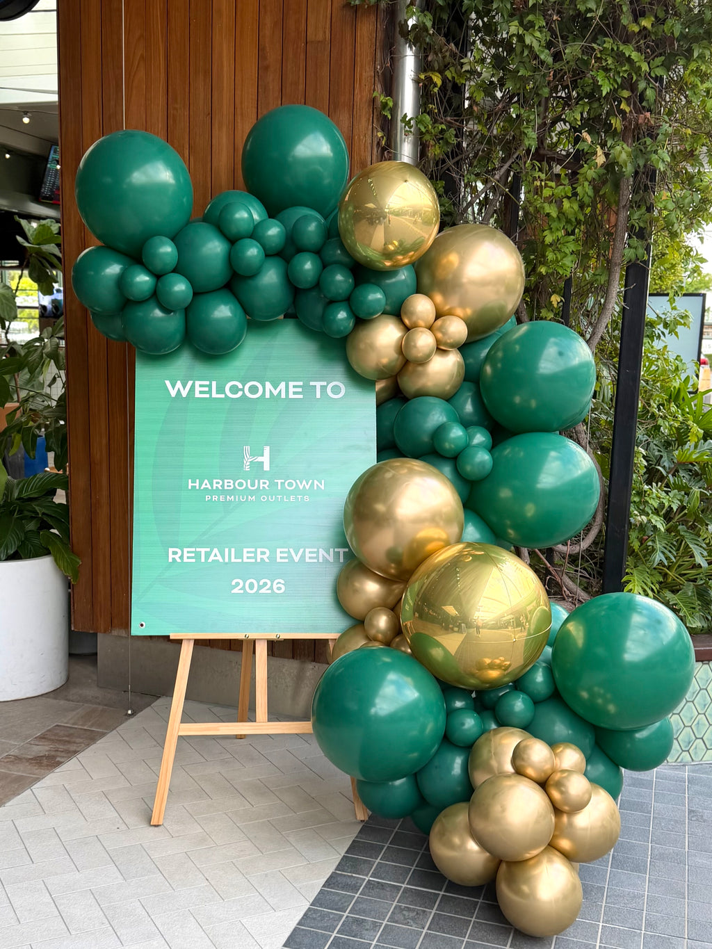 Balloon Garland ONLY for Easel Display