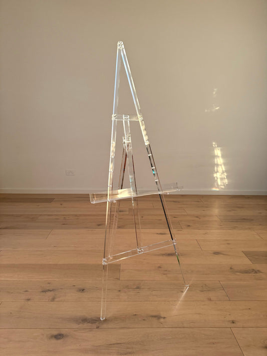 Clear Acrylic Display Stand (Easel) - Hire