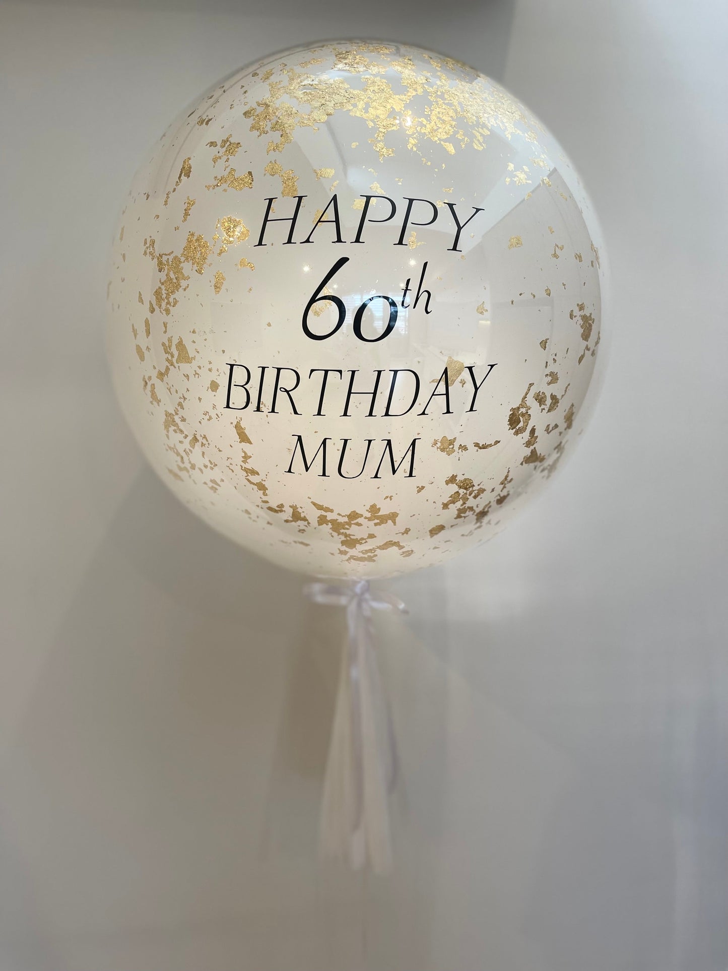 Personalised Gold Leaf Jumbo Balloon