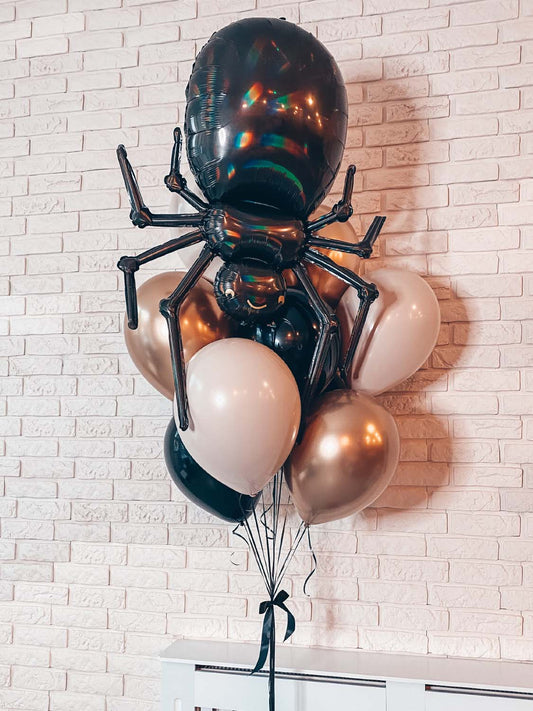 Halloween Spider Balloon Bouquet