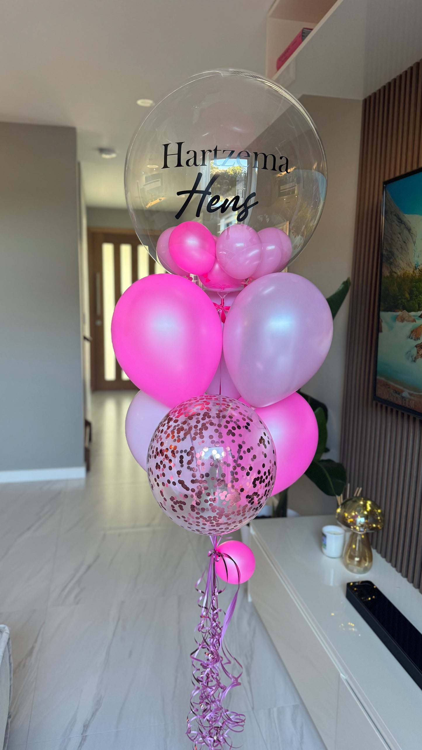 HENS PARTY Balloon Bouquet - Pink