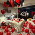 Hotel Room decoration - Birthday Package - Red and black