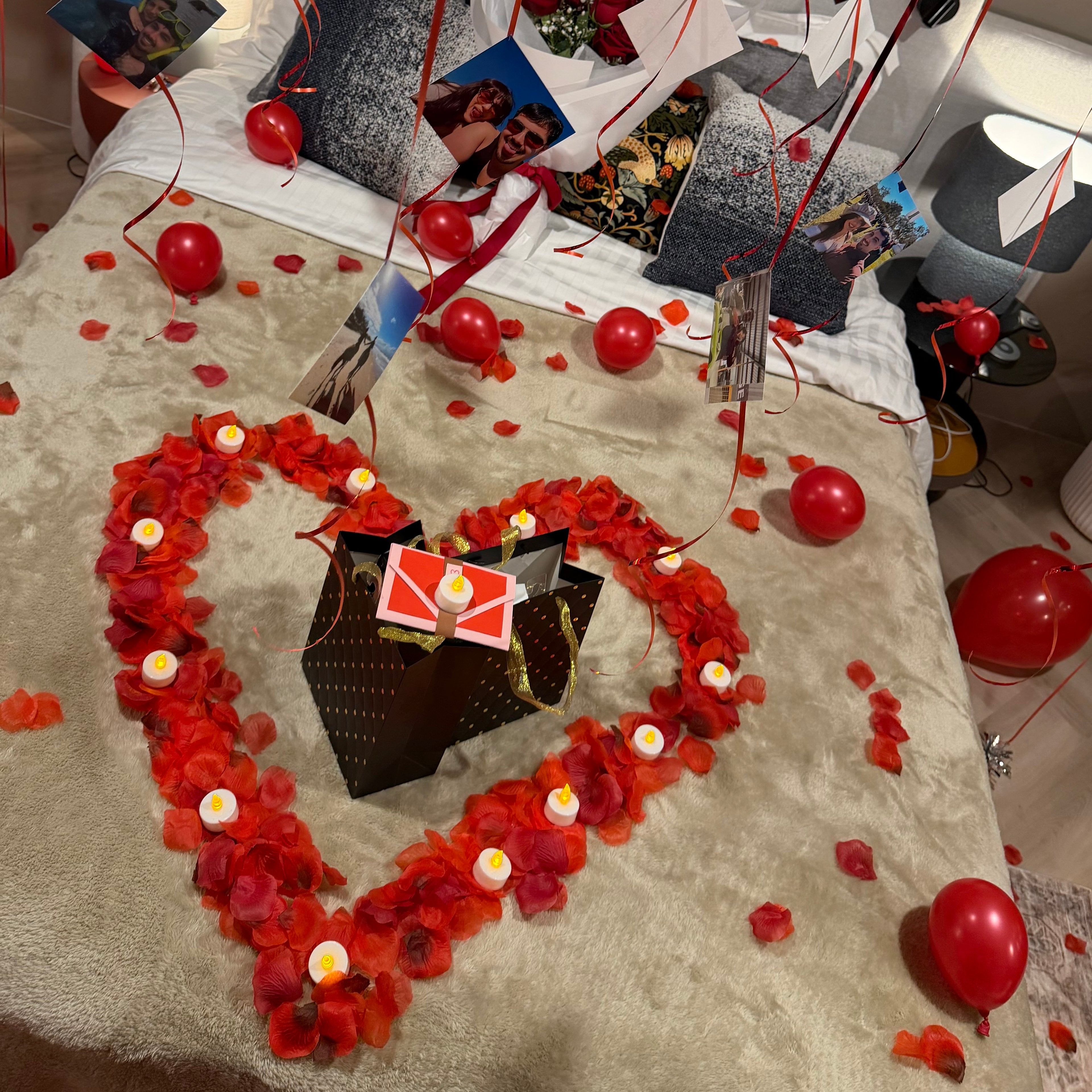 Hotel Room decoration - Birthday Package - Red and black