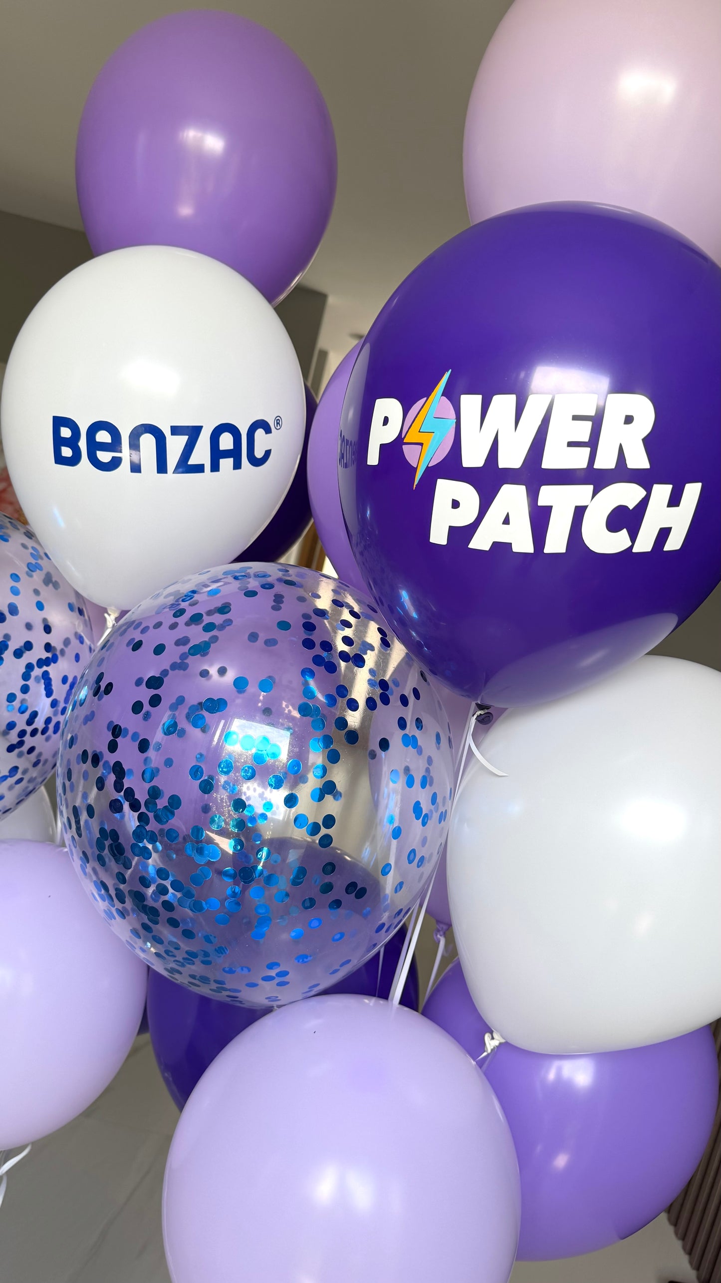 Small Corporate balloon bouquet - logo on latex