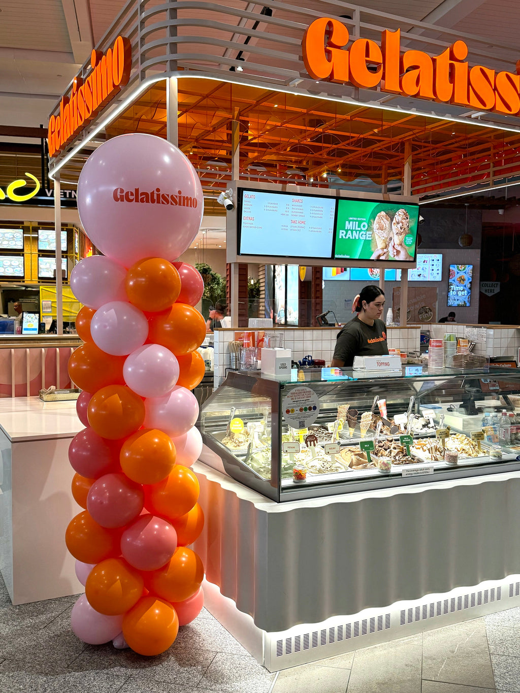 Balloon Column with Logo