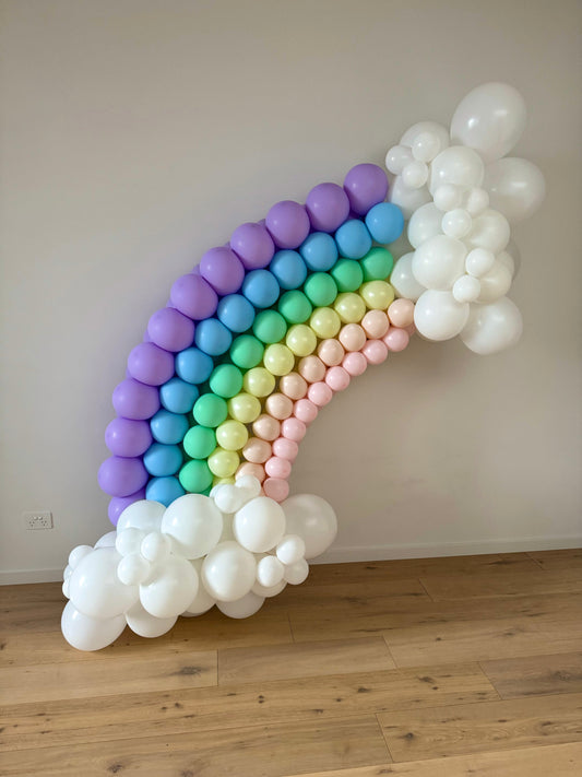 Rainbow Balloon Arch