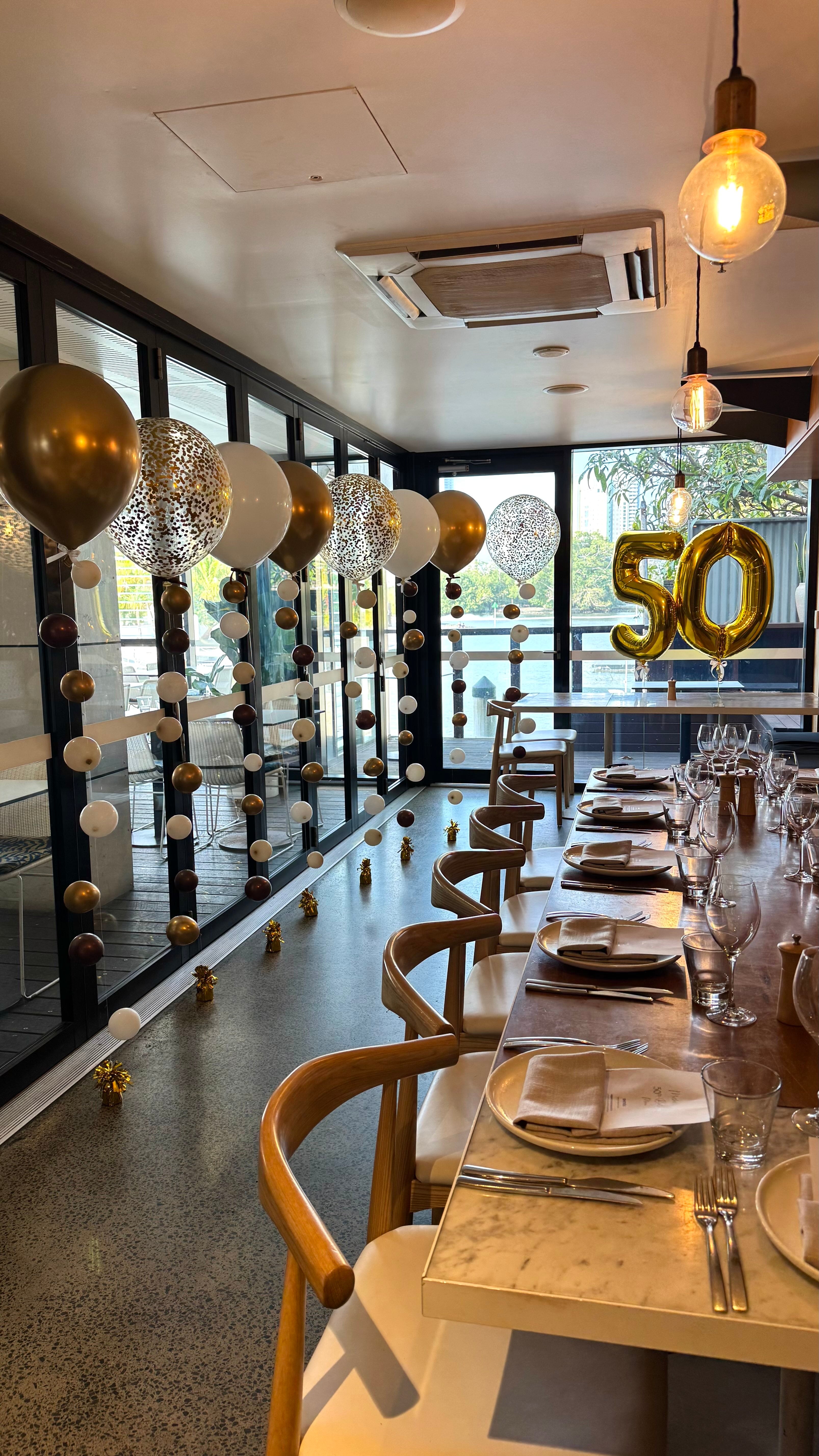 Numbers and Balloons with Bubble strings
