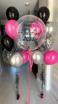 Luxury pink and black Balloon Bouquet