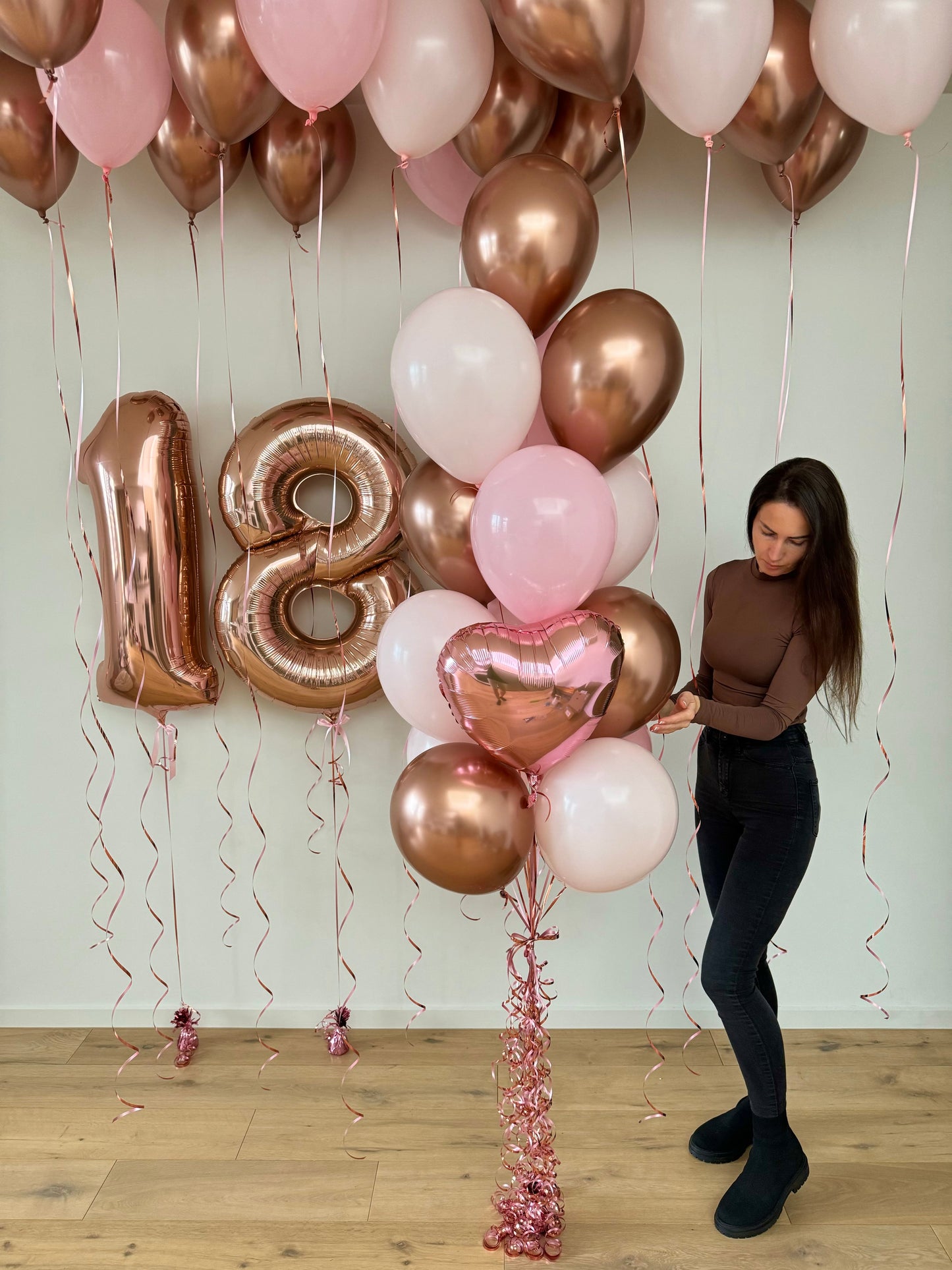 Balloon Party Pack- rose gold and pink