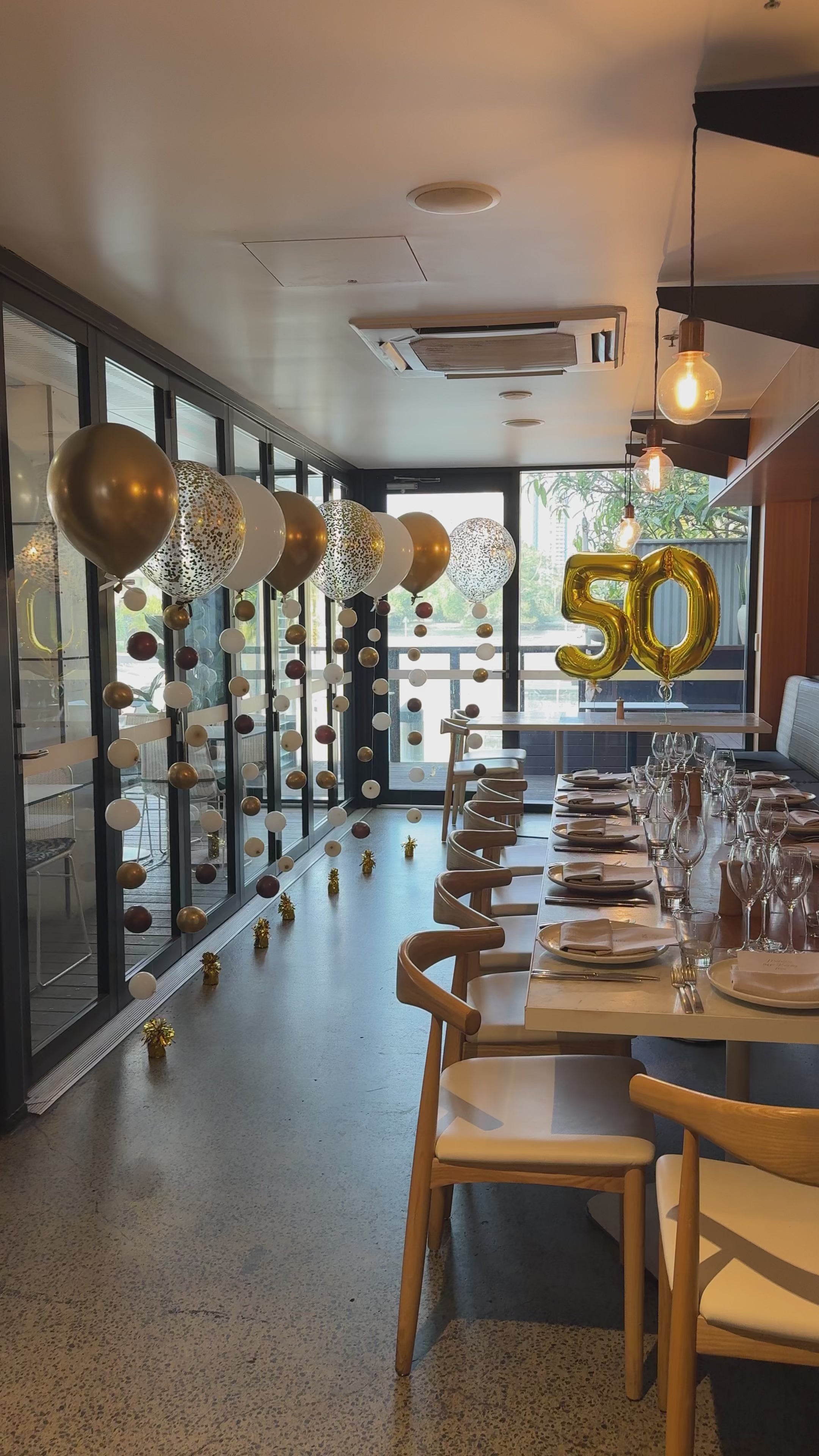 Numbers and Balloons with Bubble strings