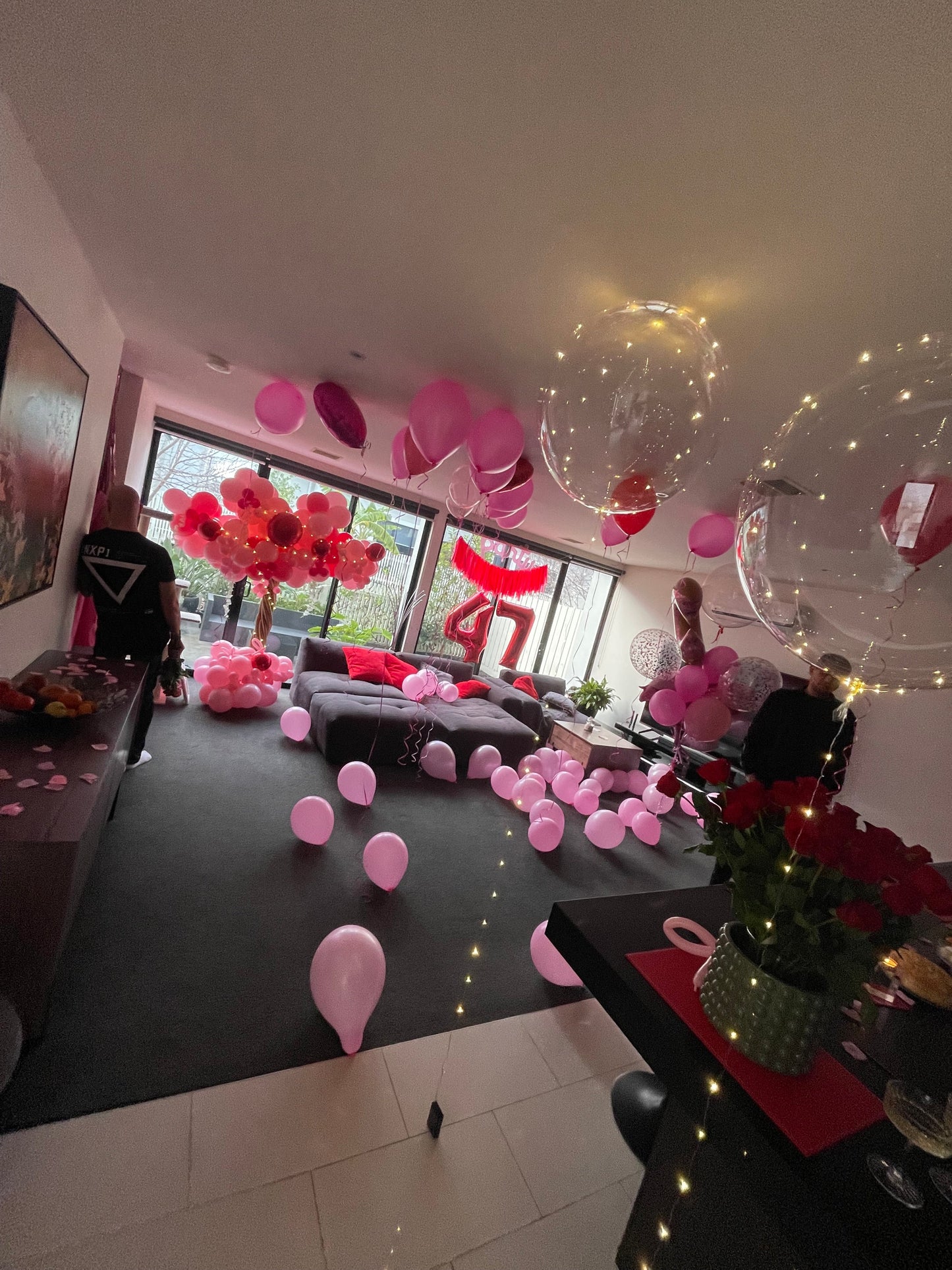 Room decoration with Balloons