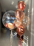 Small Personalised table decor- Rose Gold