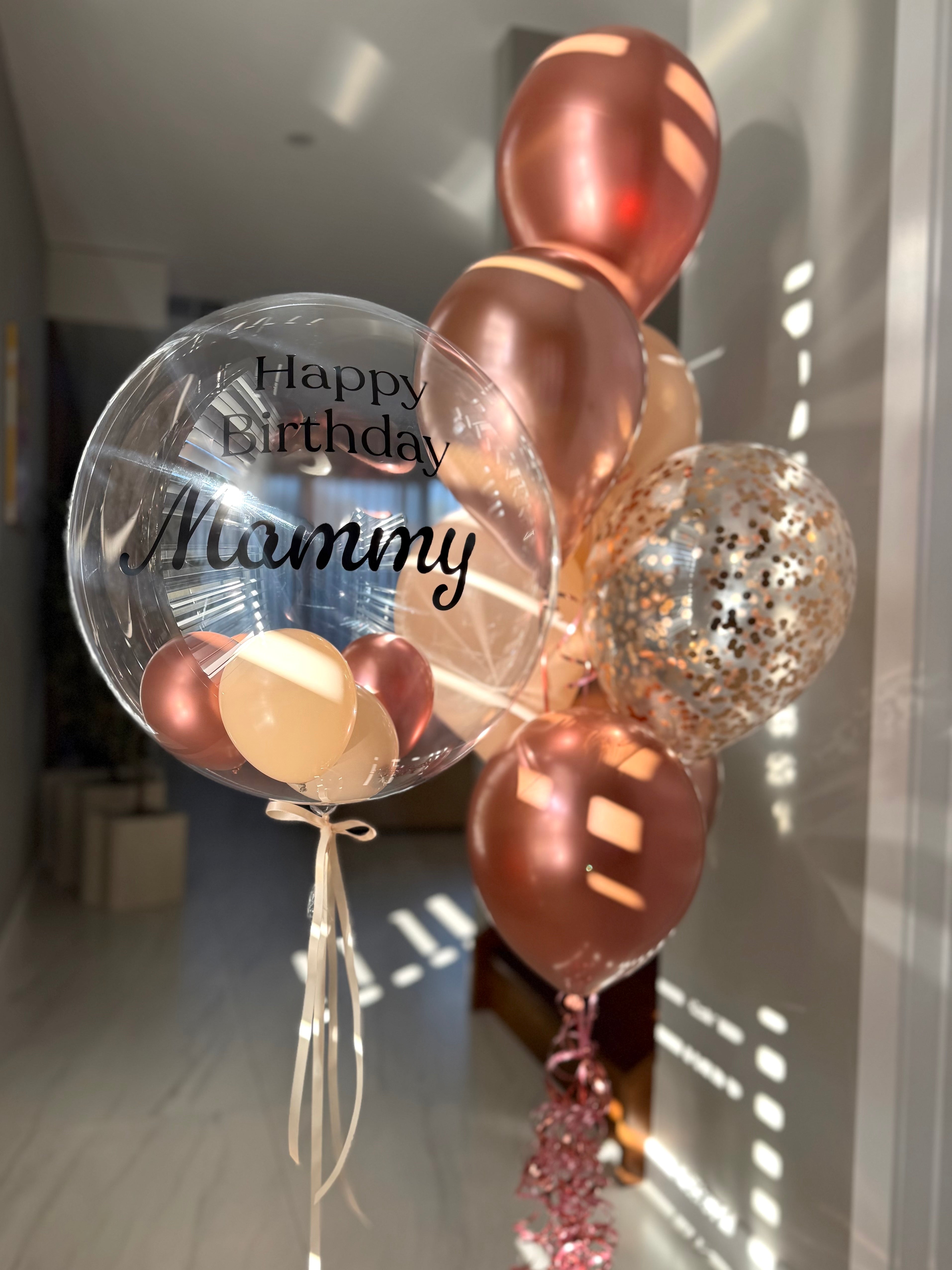 Small Personalised table decor- Rose Gold