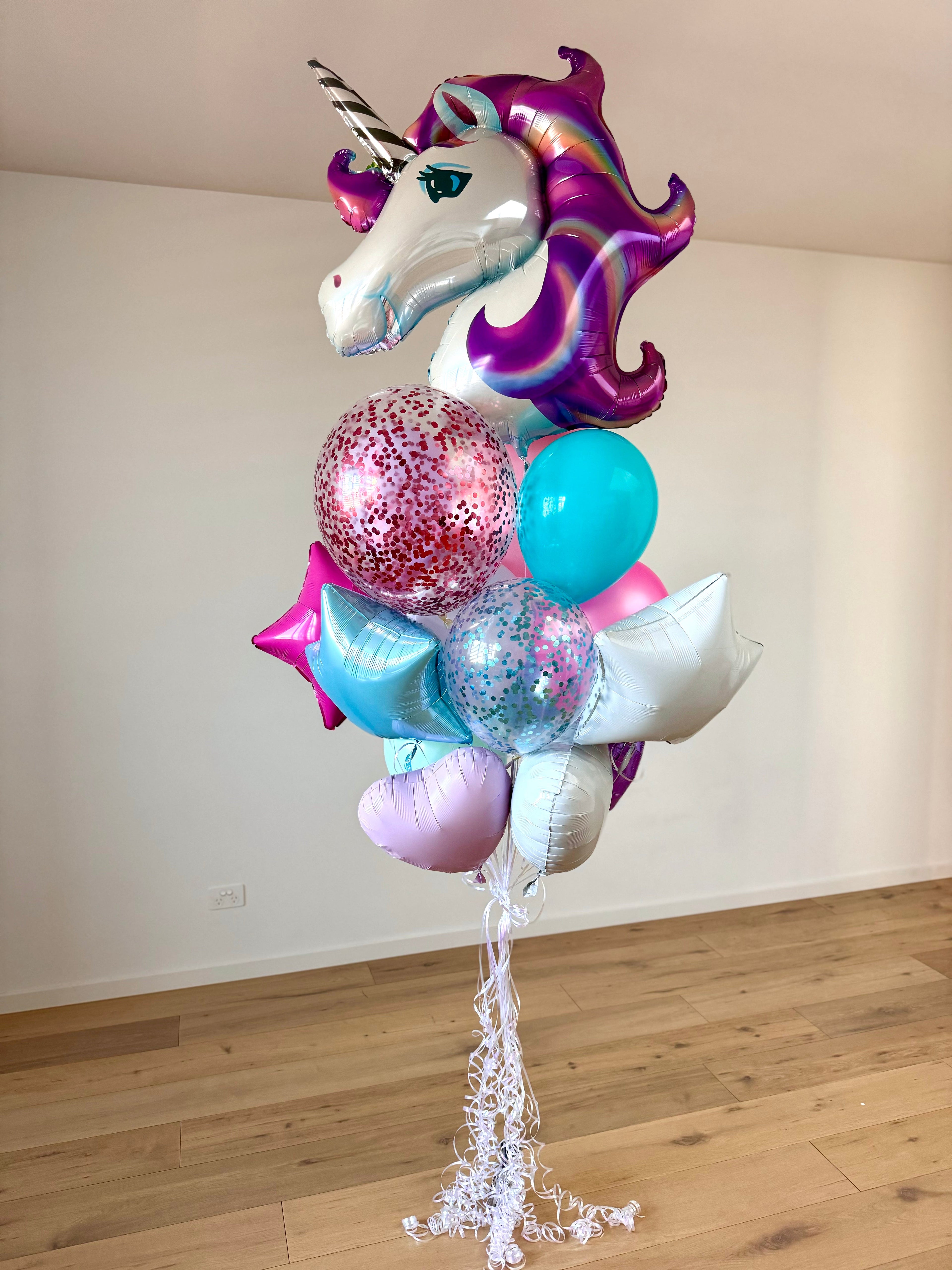 Large Unicorn Balloon Bouquet