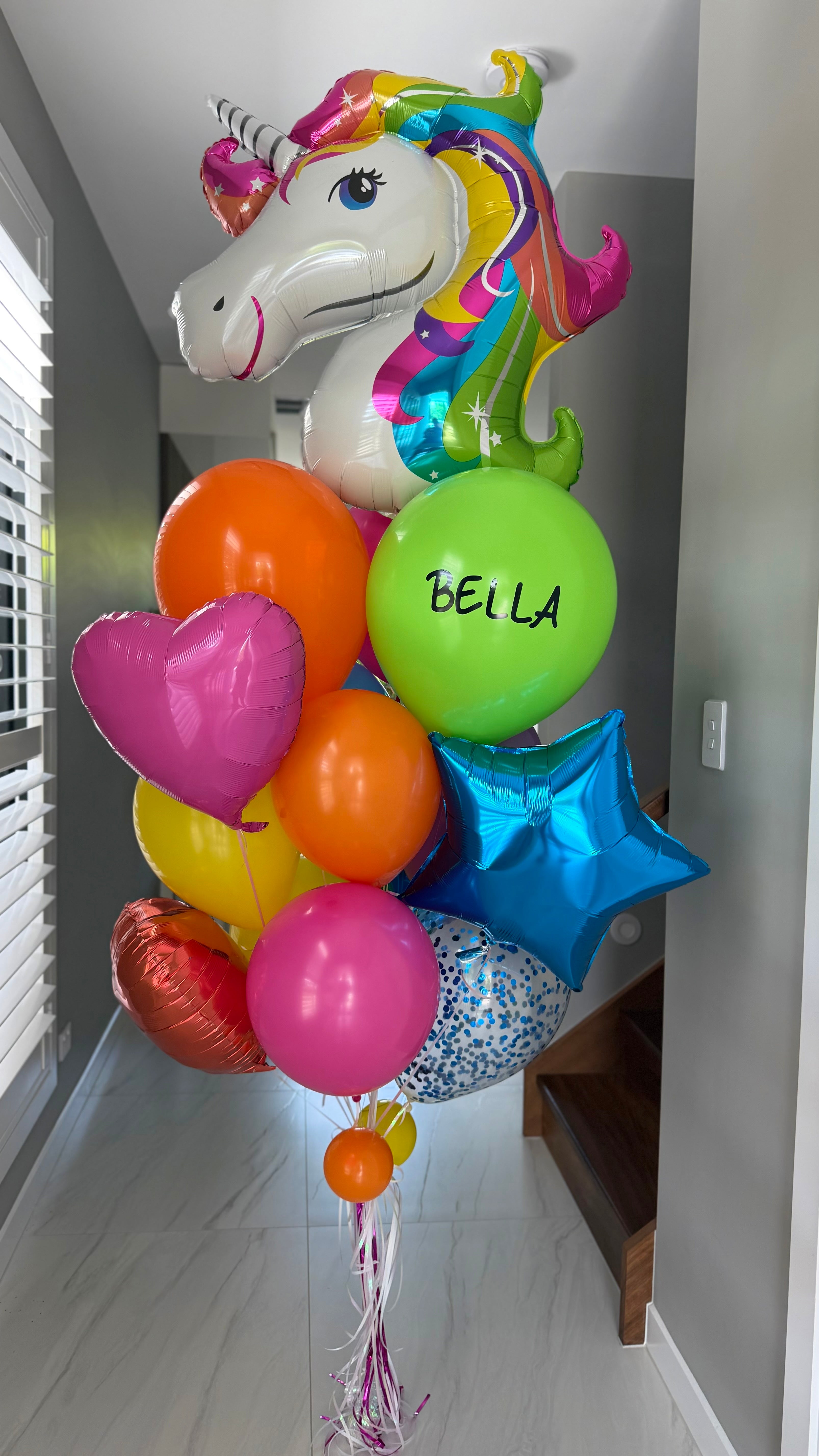 Large Unicorn Balloon Bouquet