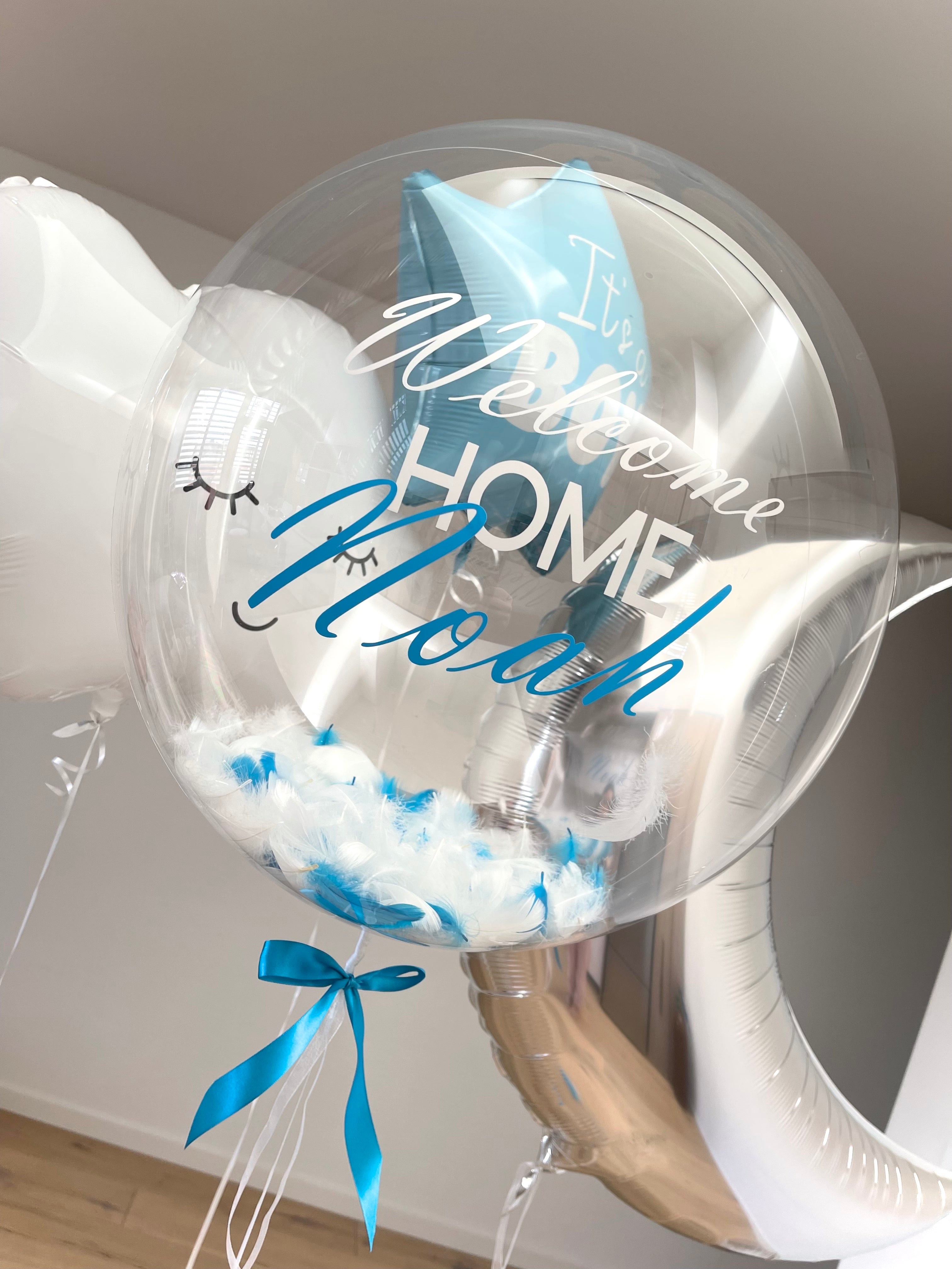 Welcome Home Balloon set for a Newborn Baby Boy