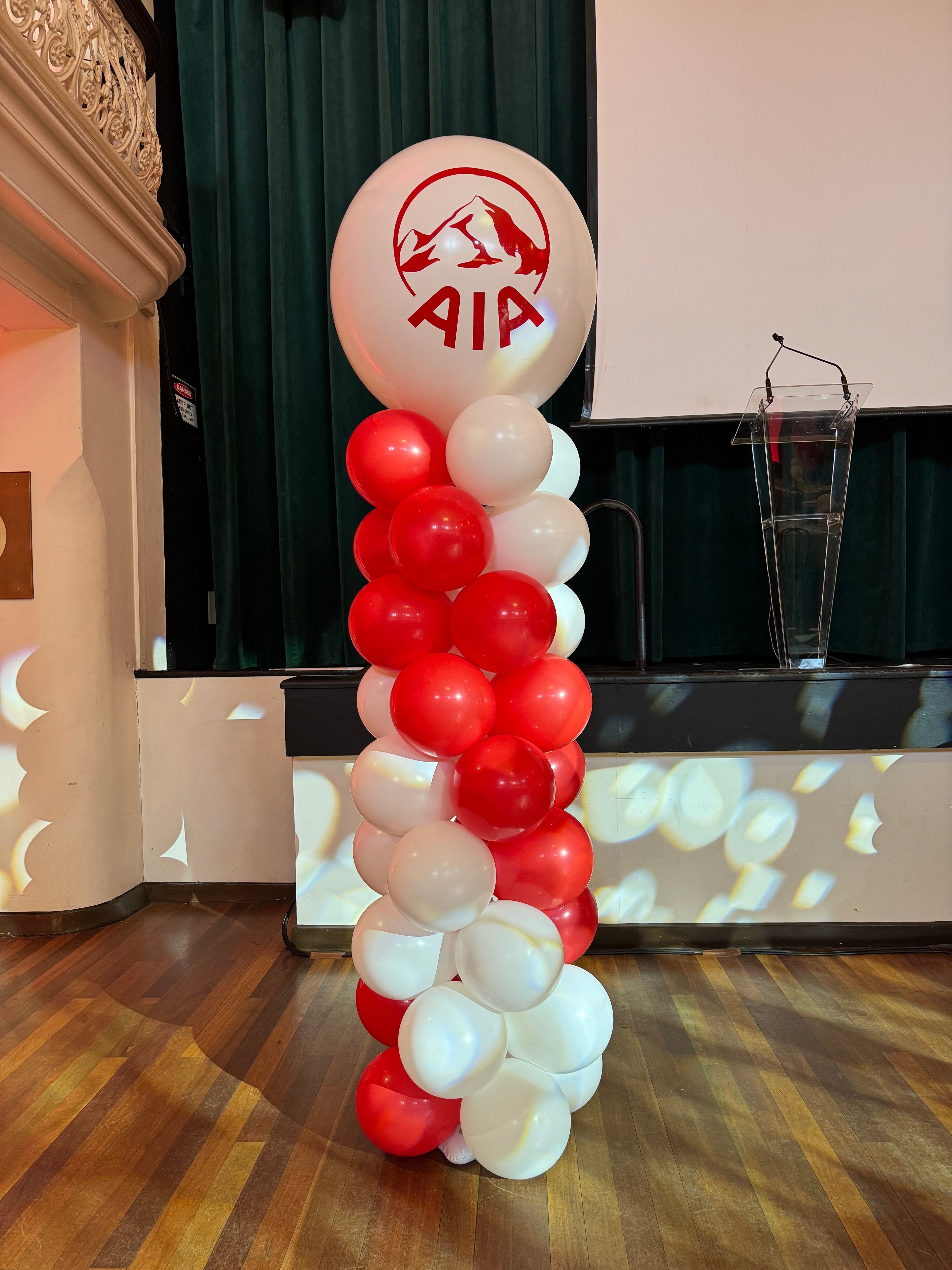 Balloon Column with Logo
